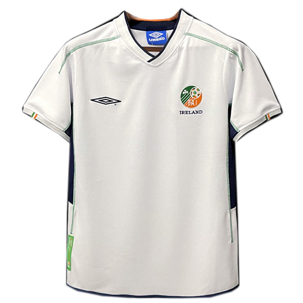 Ireland maglia da calcio da trasferta da uomo, prima maglia da calcio sportiva da uomo 2002